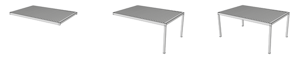 SUNSHIELD Quadro, uitvoeringen