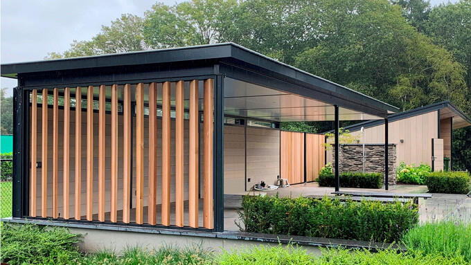 000907, Vertical louvers, RW-232, Residence, Veghel, NL