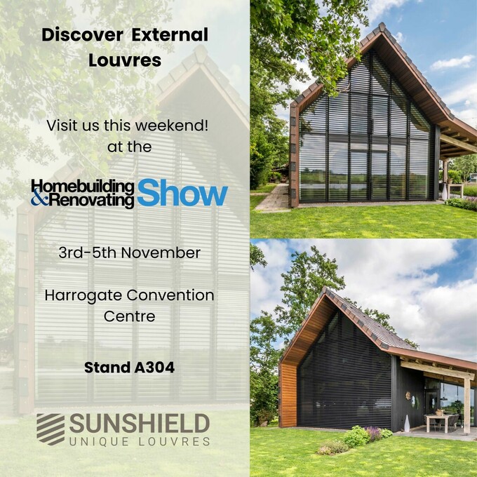 Homebuilding & Renovation show in Harrogate from the 3rd – 5th November, 2023
