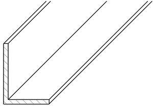 Cross angle 40x30 Drawing of cross angle 40x30