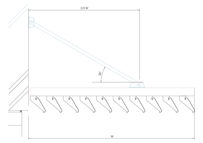 C100 Bracing strut system